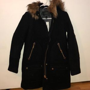 J.Crew Chateau parka Italian stadium-cloth wool